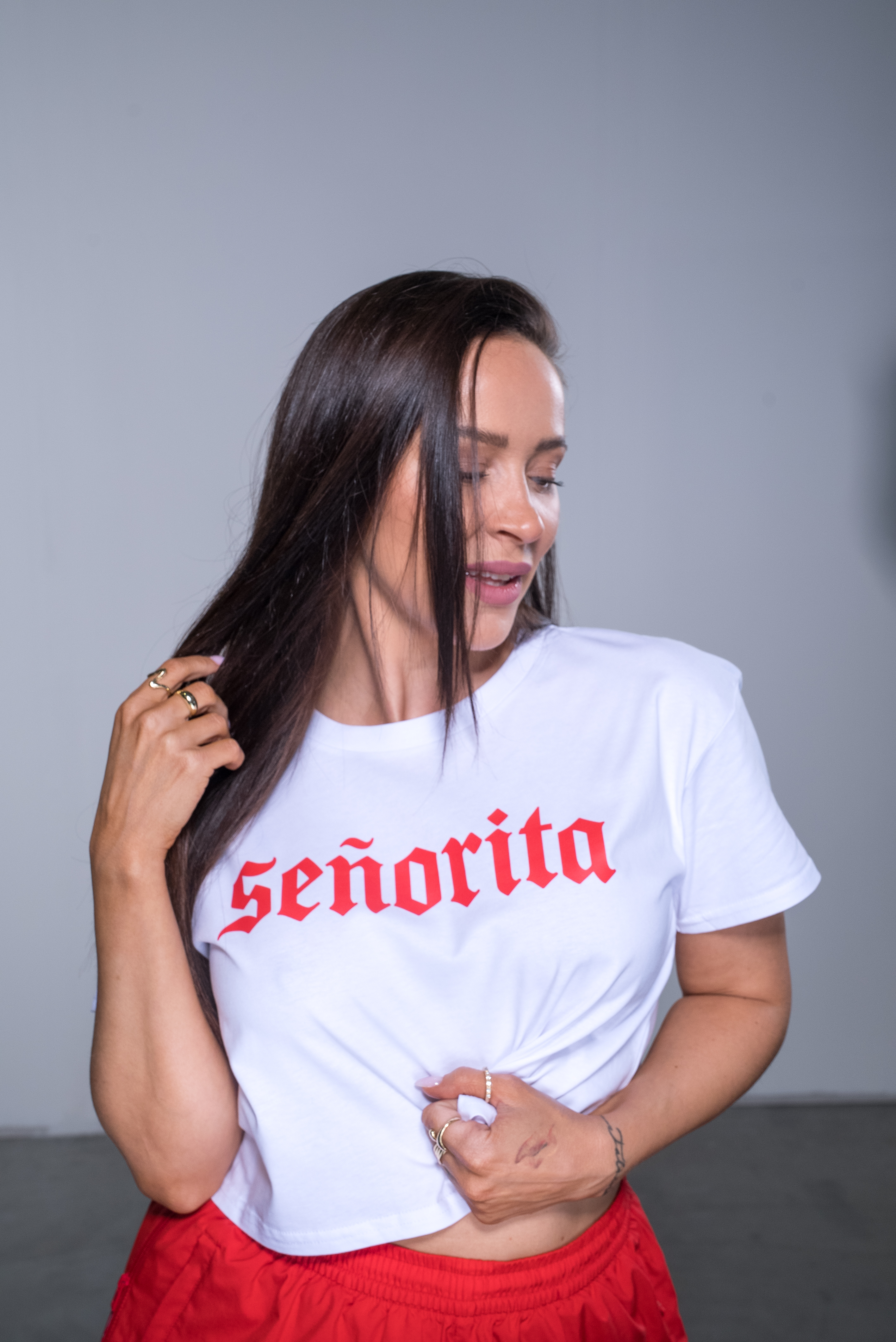 Señorita crop tee